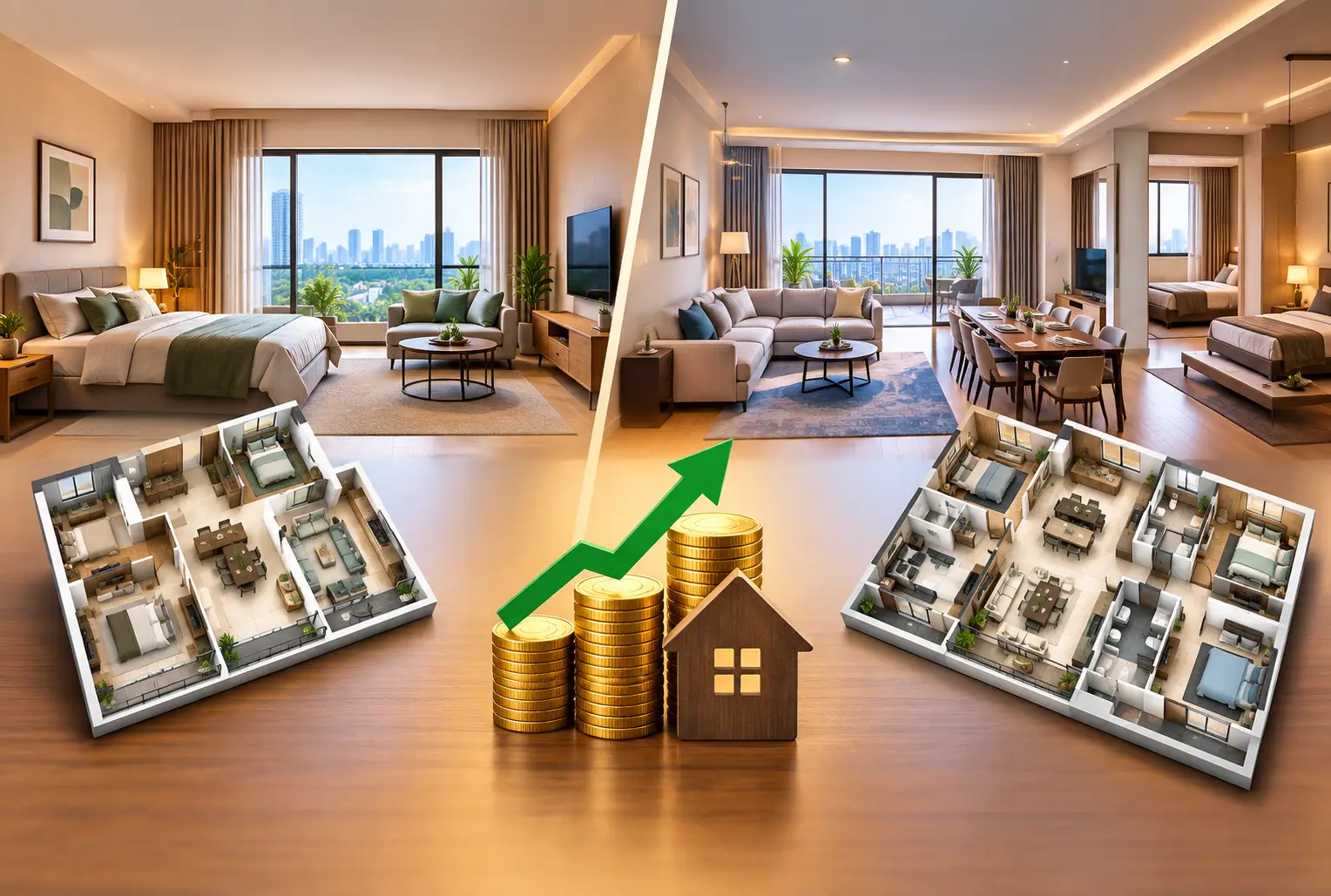 2BHK vs 3BHK: Which Offers Better ROI in the Long Run?